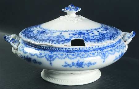 Dorothy Flow Blue Tureen &  Lid