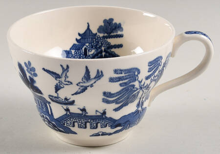 Willow Blue (Black & Blue Backstamps, Older) Jumbo Cup