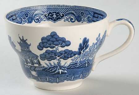 Willow Blue (Black & Blue Backstamps, Older) Jumbo Cup