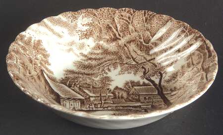 Watermill Brown Fruit/Dessert (Sauce) Bowl