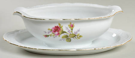 JAP135 Gravy Boat with Attached Underplate
