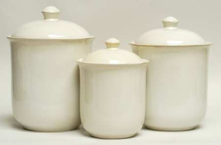 Variations Ivory (3 Piece) Canister Set (Box Set)