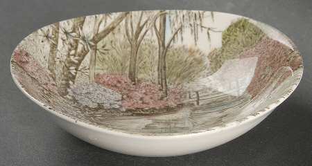 English Gardens Green Multicolor Fruit/Dessert (Sauce) Bowl