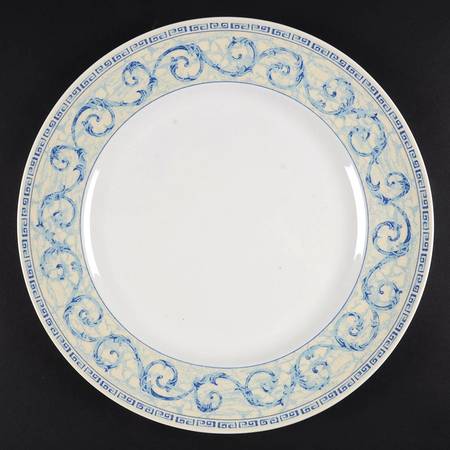 Acanthus Blue 12" Chop Plate (Round Platter)