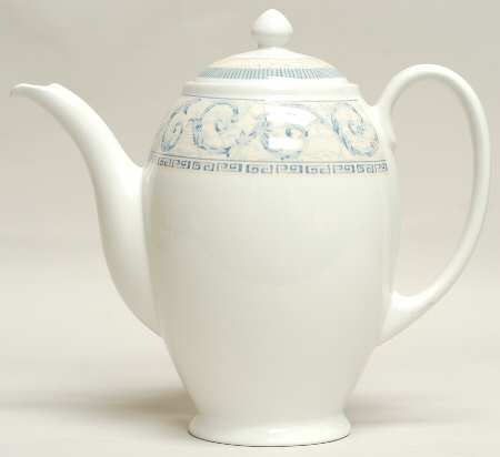 Acanthus Blue Coffee Pot & Lid