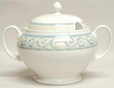 Acanthus Blue Tureen &  Lid