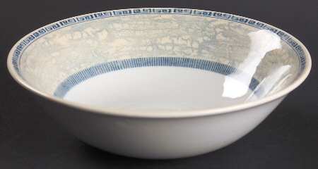 Acanthus Blue Coupe Cereal Bowl
