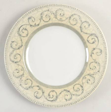 Acanthus Cream Bread & Butter Plate