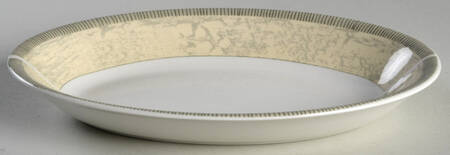 Acanthus Cream Relish/Gravy Underplate