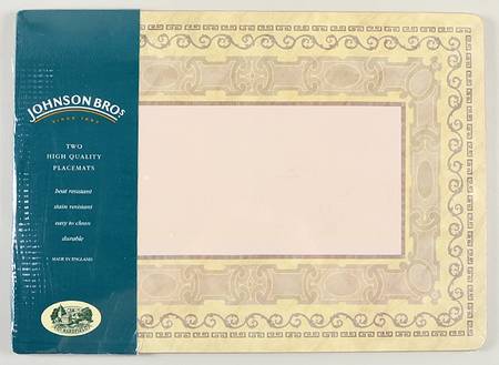 Acanthus Cream (Set of 2) Corkboard Placemat