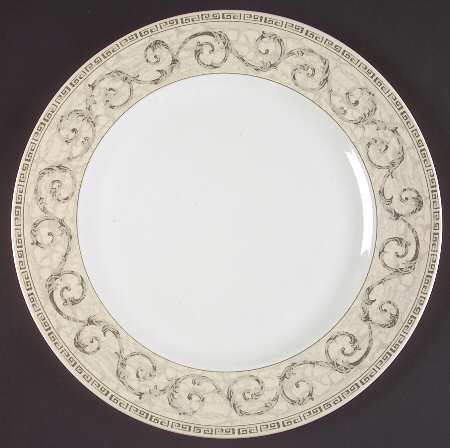 Acanthus Cream 12" Chop Plate (Round Platter)