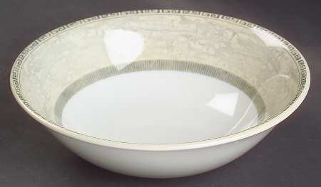 Acanthus Cream Coupe Cereal Bowl
