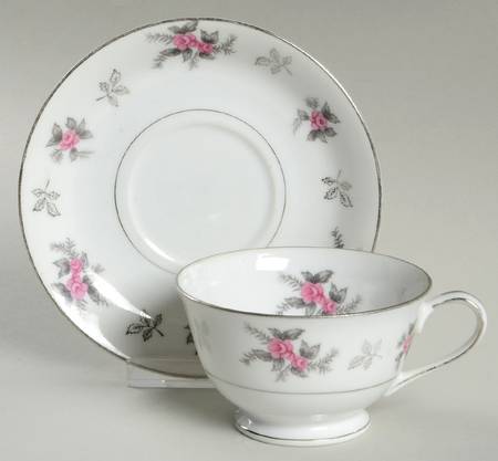 Rosette Footed Cup & Saucer Set