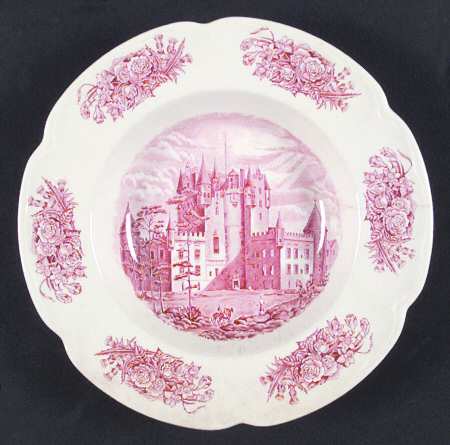 Royal Homes of Britain Red (Not Swirl) by Johnson Brothers