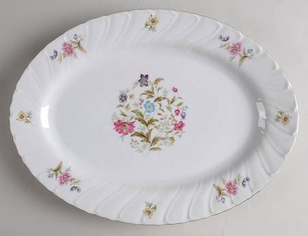Bouquet 14" Oval Serving Platter
