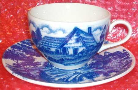 JAP145 Flat Cup & Saucer Set