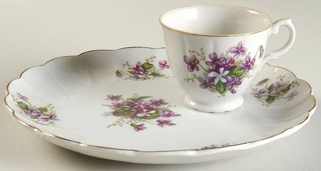 M4060 Snack Plate & Cup Set