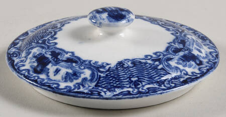 Abbey (Flow Blue) Lid for Sugar Bowl