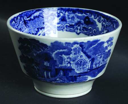 Abbey (Flow Blue) Cranberry Bowl
