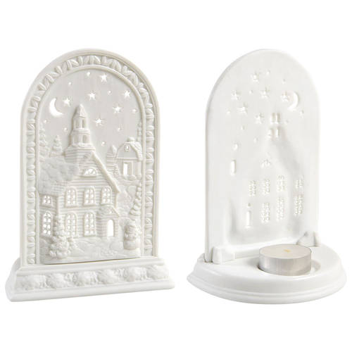 Friendly Village Collectibles Lithophane Candle Votive