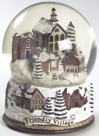 Friendly Village Collectibles Snow Globe