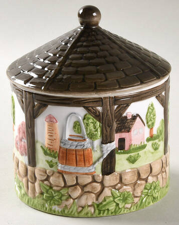 Friendly Village Collectibles Figural Sugar Bowl & Lid