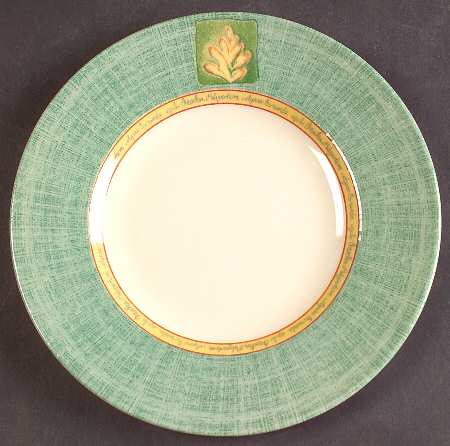 Springfield (Green Rim) Dessert/Pie Plate