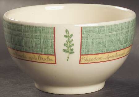 Springfield (Green Rim) Open Rice/Sugar Bowl