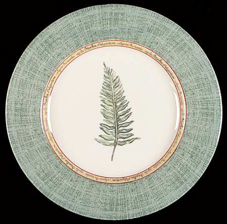 Springfield (Green Rim) Salad Plate