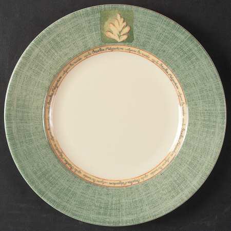 Springfield (Green Rim) Salad/Dessert Plate