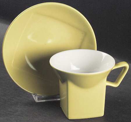 Aurora Flat Cup & Saucer Set