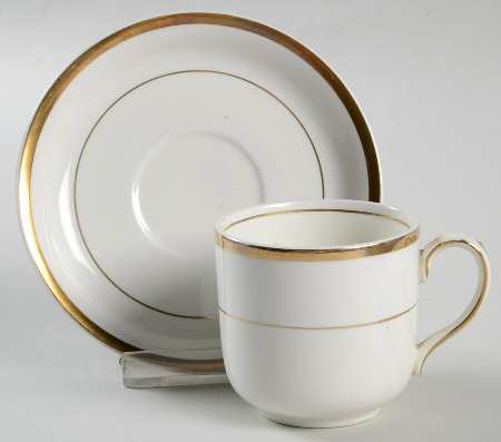 JB469 Flat Demitasse Cup & Saucer Set