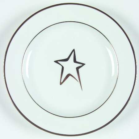 Holiday Wishes Platinum Salad Plate