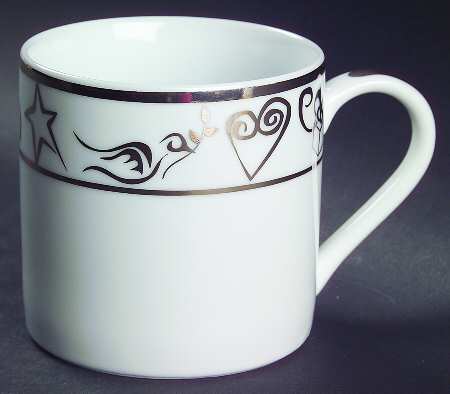 Holiday Wishes Platinum Mug
