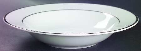 Holiday Wishes Platinum Large Rim Soup Bowl