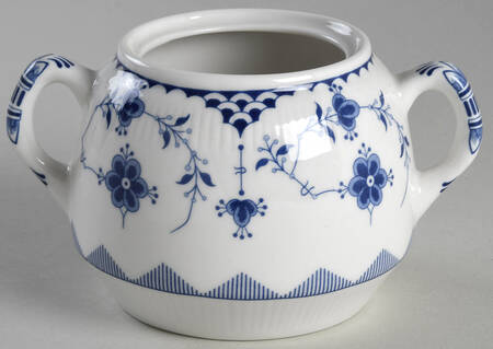 Denmark Blue Sugar Bowl No Lid