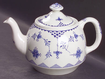 Denmark Blue Teapot & Lid
