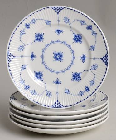 Denmark Blue (Set Of 6) Bread & Butter/Small