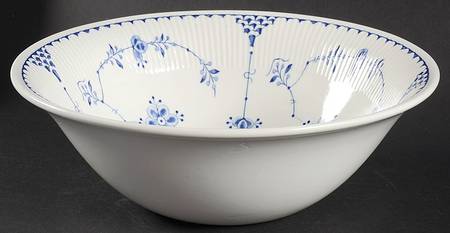 Denmark Blue 8" Round Vegetable Bowl