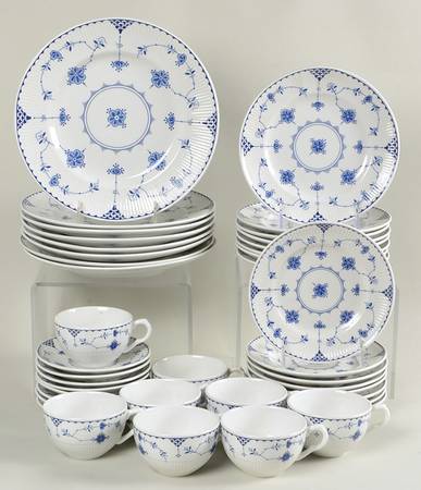 Denmark Blue 40 Piece Set