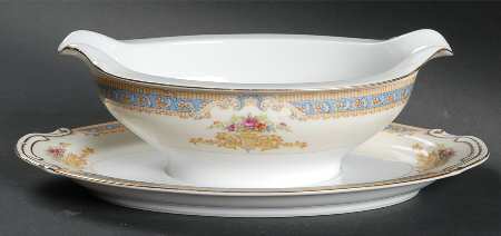 Seville Gravy Boat with Attached Underplate
