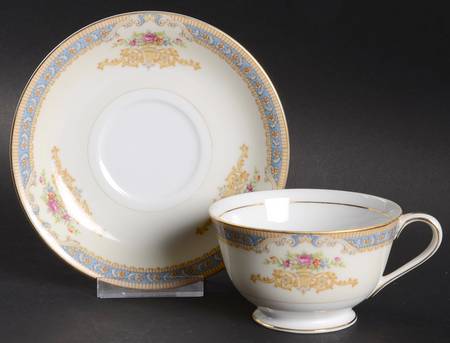 Seville Footed Cup & Saucer Set by Jyoto