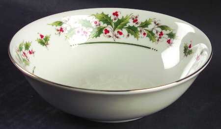 Holly Yuletide Coupe Cereal Bowl