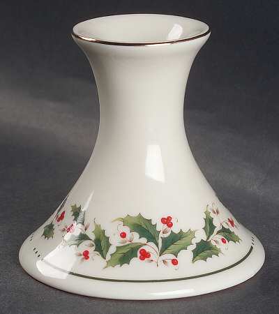 Holly Yuletide 3" Candlestick