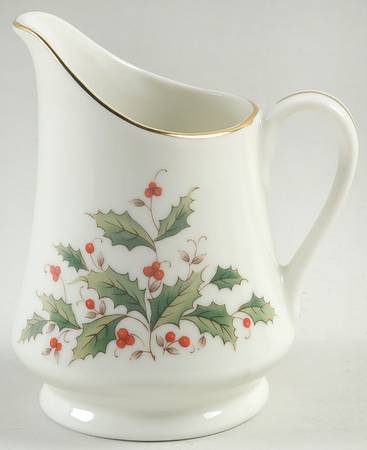 Holly Yuletide Creamer