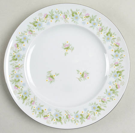 Forever Spring Gold Trim Salad Plate
