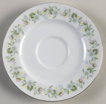 Forever Spring Gold Trim Saucer