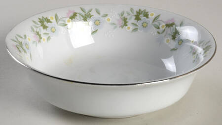 Forever Spring Gold Trim Fruit/Dessert (Sauce) Bowl