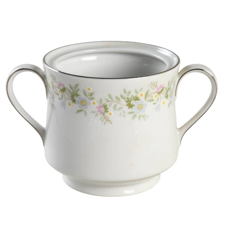 Forever Spring Gold Trim Sugar Bowl No Lid