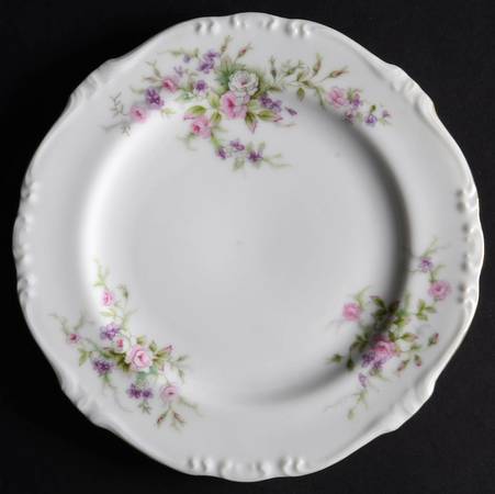 Forget Me Not Pink (#18002) Dessert/Pie Plate